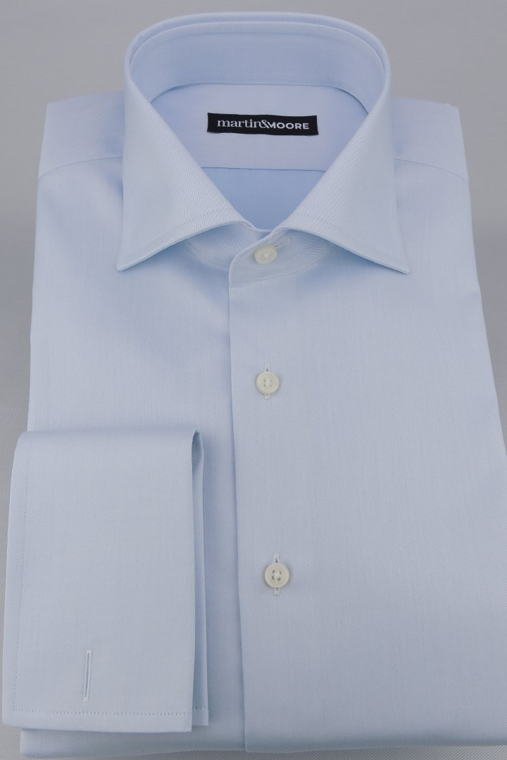 Bawełniana błękitna koszula Oxford