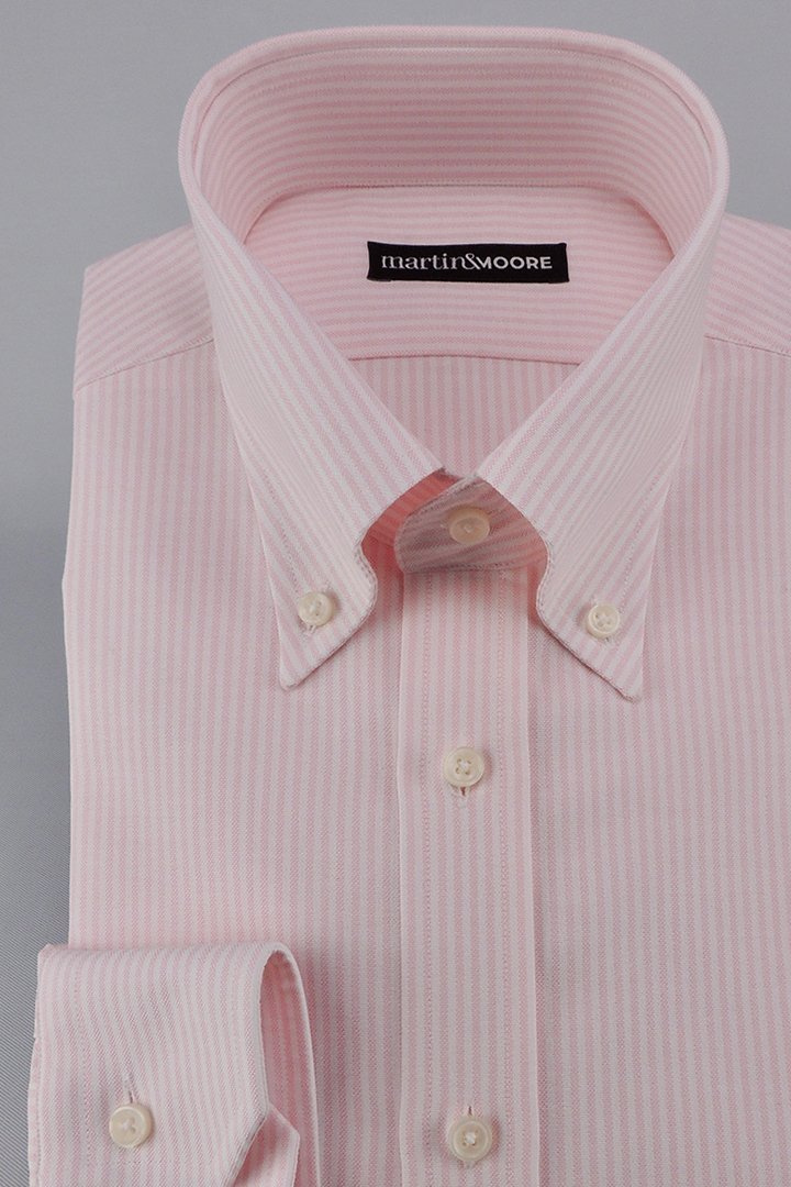 Koszula OCBD w różowy prążek