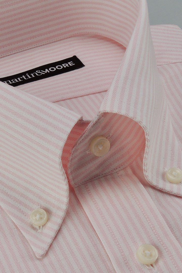 Koszula OCBD w różowy prążek