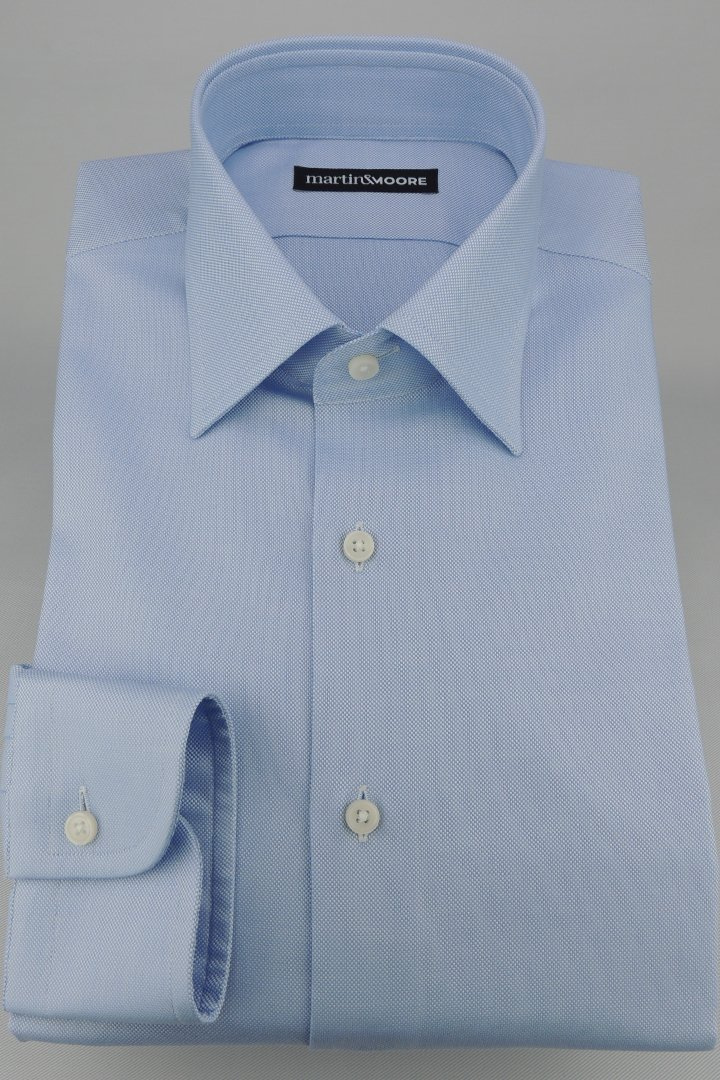 Bawełniana błękitna koszula oxford  