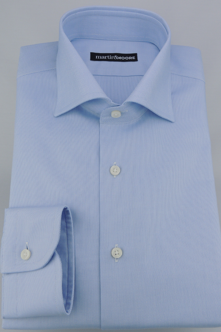 Bawełniana niebieska koszula Oxford