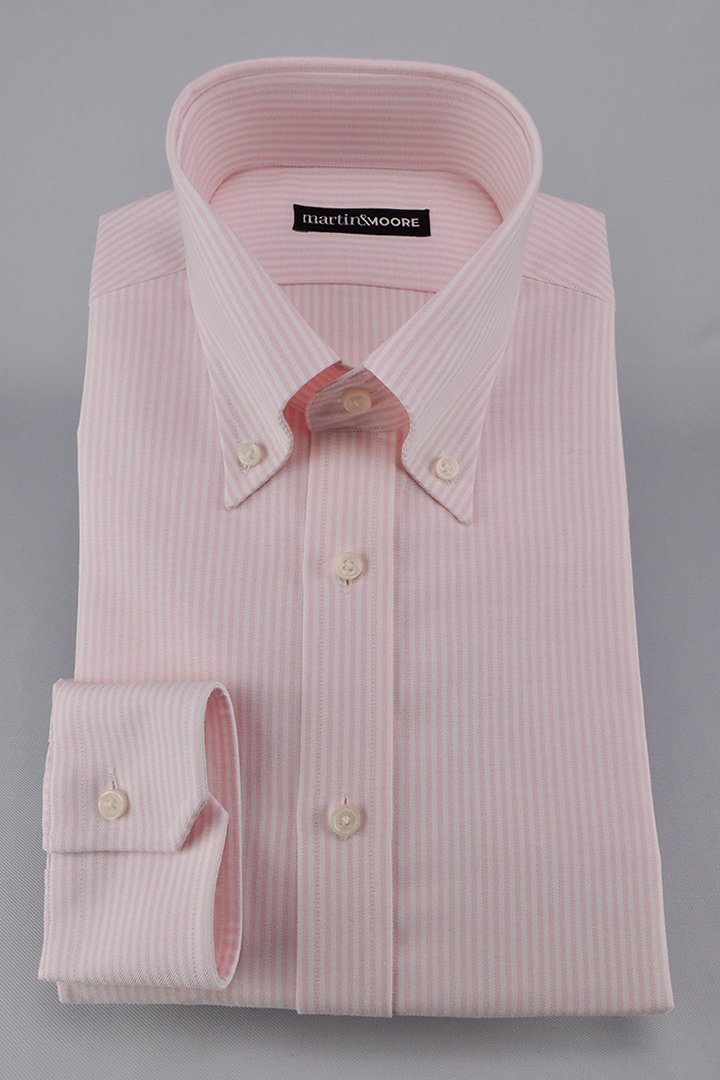 Koszula OCBD w różowy prążek