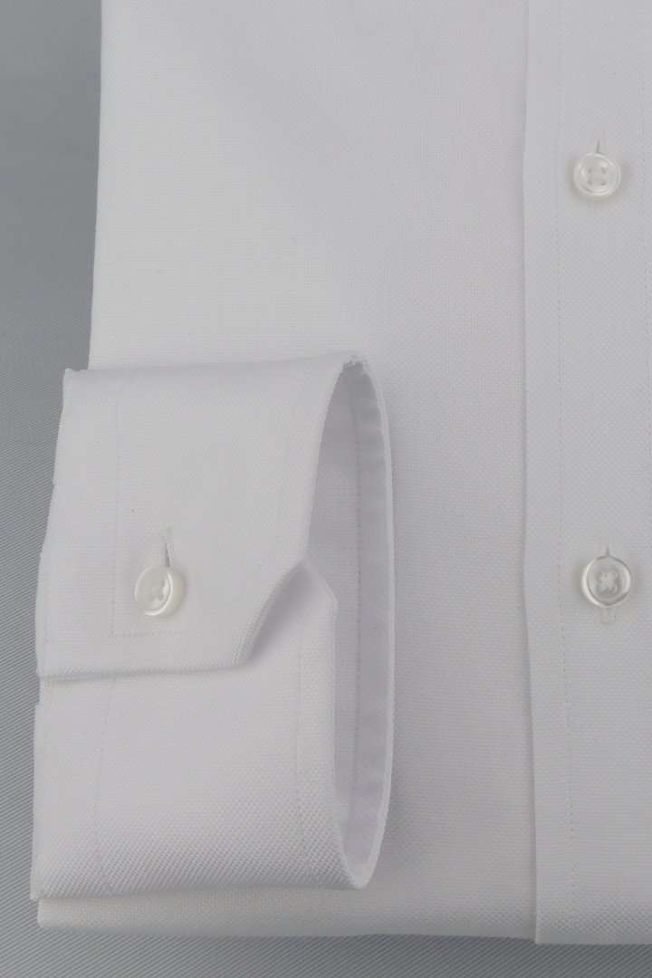 Bawełniana biała koszula Oxford  