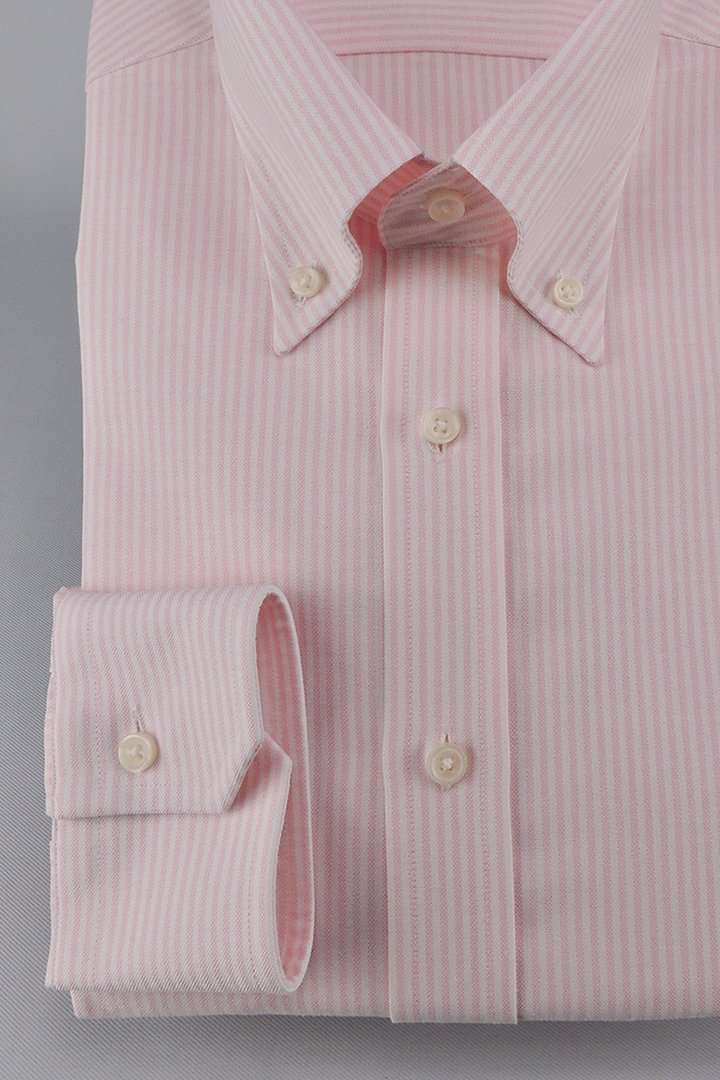 Koszula OCBD w różowy prążek