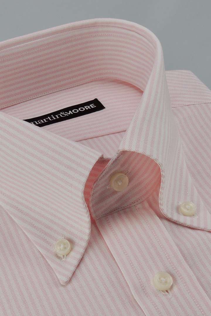 Koszula w różowy prążek